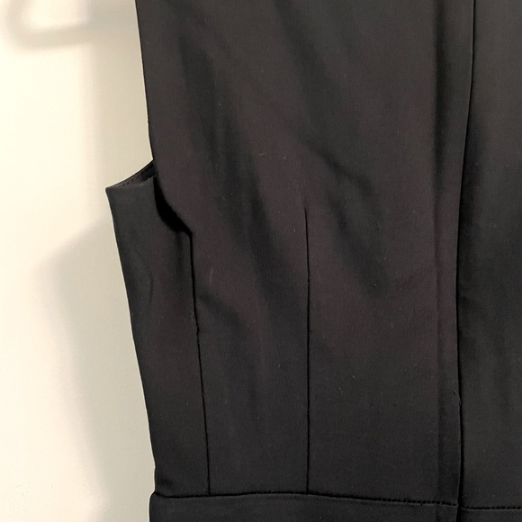 Le Chateau Sleeveless Black Collard Dress Size: XS - Picture 4 of 7